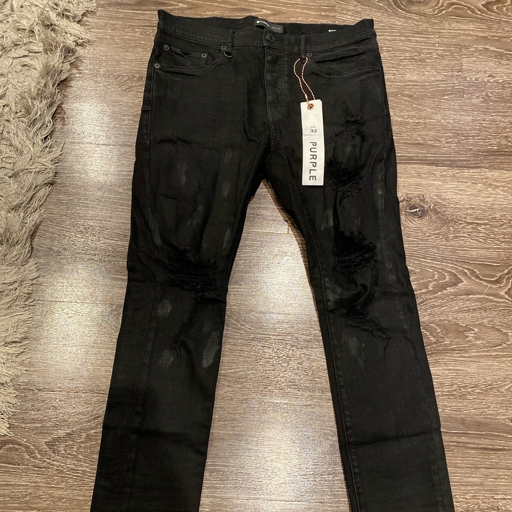 Black Purple Brand Jeans 🖤